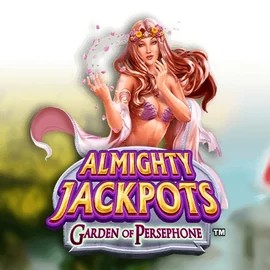 Almighty Jackpots: Garden of Persephone game by Novomatic – logo hosted on Great Slots Casino