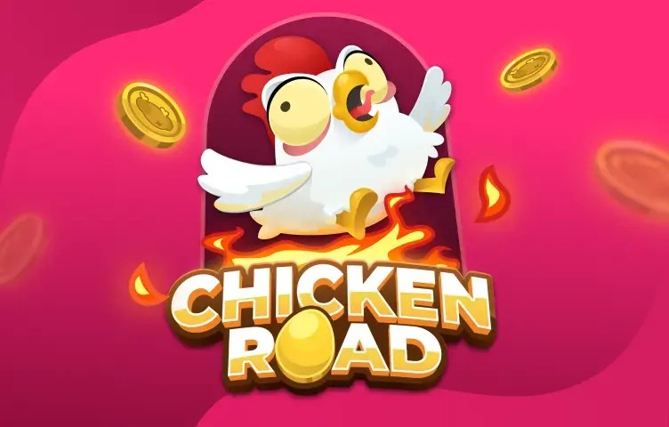 Chicken Road slot logo by InOut at Great Slots CasinoChicken Road