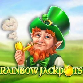 Rainbow Jackpots online game logo by Red Tiger Gaming on great-slots.eu