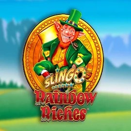 Slingo Rainbow Riches by Gaming Realms, showcased at great-slots.eu – game logo