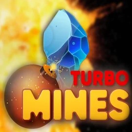 Turbo Mines logo by Turbo Games Great Slots Casino